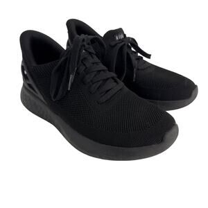 Kizik Athens Blackout 7.5 Sneaker Athletic Running Black Tie‎ Hands Free
